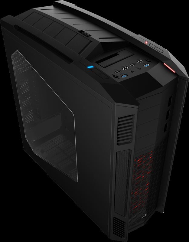 AEROCOOL Pencereli Full Tower Powersız Siyah Kasa