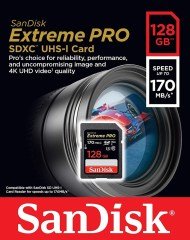 Sandisk 128GB SD Ext Pro 170MB SDSDXXY-128G-GN4IN