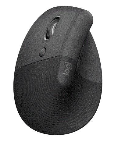 LOGITECH 910-006473 LIFT Kablosuz Optik 4000DPI Ergonomik Dikey Grafit rengi Mouse