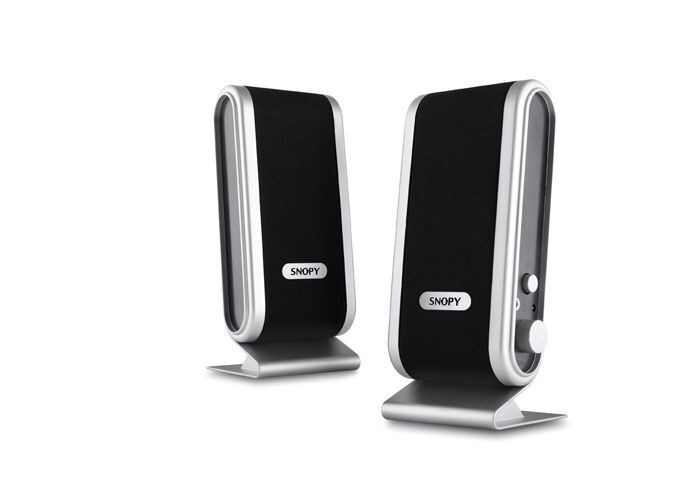 SNOPY USB Kablolu 6W RMS 1+1 Gümüş Hoparlör SN-820-G