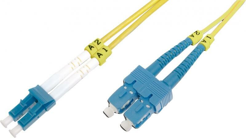 BEEK 10M,Singlemode,Duplex,09/125 LC-SC Fiber Optik Patch Kablo