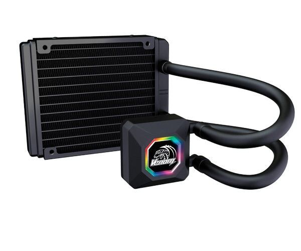AKASA Venom R10 120mm Radyatör RGB Sıvı Soğutma Sistemi( FANSIZ)