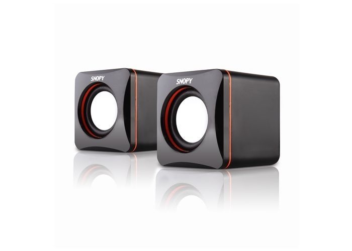 SNOPY USB Kablolu 6W RMS 1+1 Siyah Hoparlör SN-21