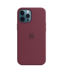 iPhone 12 Pro Max Silikon Kılıf Kırmızı Erik