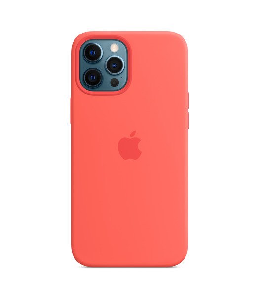 iPhone 12 Pro Max Silikon Kılıf Pembe Greyfurt