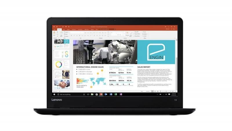 LENOVO 20J1000NTX i7-7500U,8GB,512GB SSD,HD Graphics 620,13,3'',Win 10 Pro Notebook