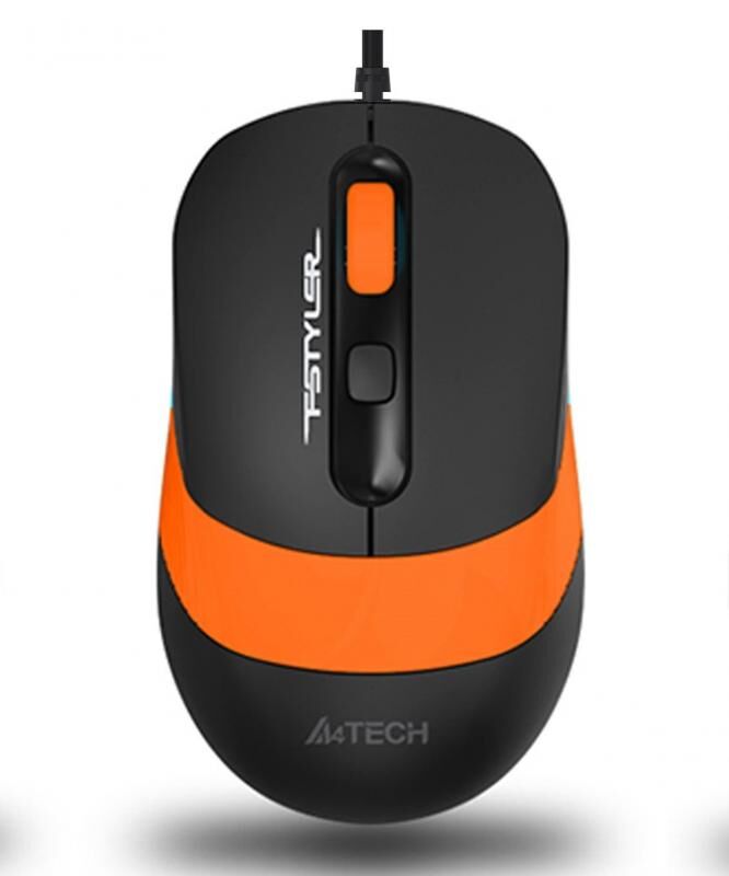 A4 TECH FM10-TURUNCU FM10 Kablolu USB Optik 1600DPI Siyah Turuncu Mouse
