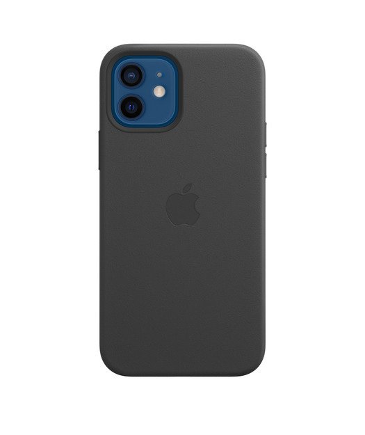 iPhone12 | 12Pro Deri Kılıf Siyah