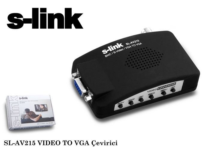 S-LINK Video - VGA Çevirici Adaptör