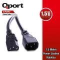 QPORT 1.5m Power Güç 25 Amper Uzatma Kablosu Q-POWU