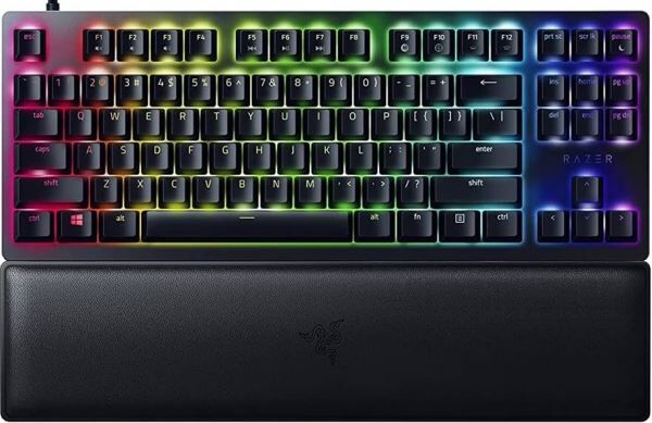 RAZER RZ03-03940100-R3M1 Huntsman V2 Tenkeyless - Doğrusal Optik Anahtar - ABD - Siyah