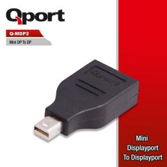 QPORT Display Port To Mini Display Port Çevirici Q-MDP2