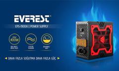 EVEREST 400W KUTULU 12CM FANLI 3XSATA 3XIDE POWER SUPPLY