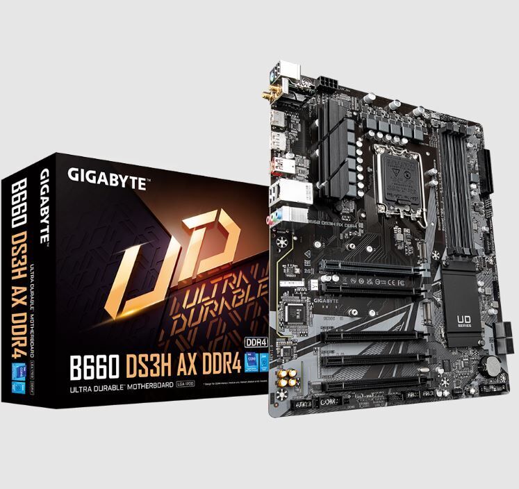 GIGABYTE B660-DS3H-AX-DDR4 MAB INTEL B660 1700 DDR4 5333MHZ