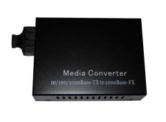 BEEK 10/100/1000BaseT-1000LX Media/Rate Converter, SM, SC, 20 km BN-GS-SC-SM20