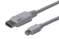 ASSMANN AK-340102-030-W DisplayPort connection cable, mini DP-DP M/M, 3.0m, w/interlock, DP 1.1a