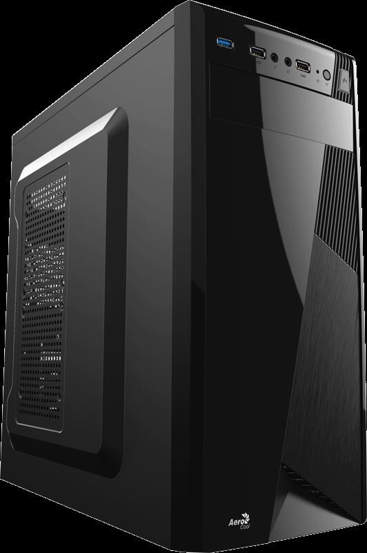 AEROCOOL 400W Powerlı Penceresiz Midi Tower Siyah Kasa AE-CS1101-400