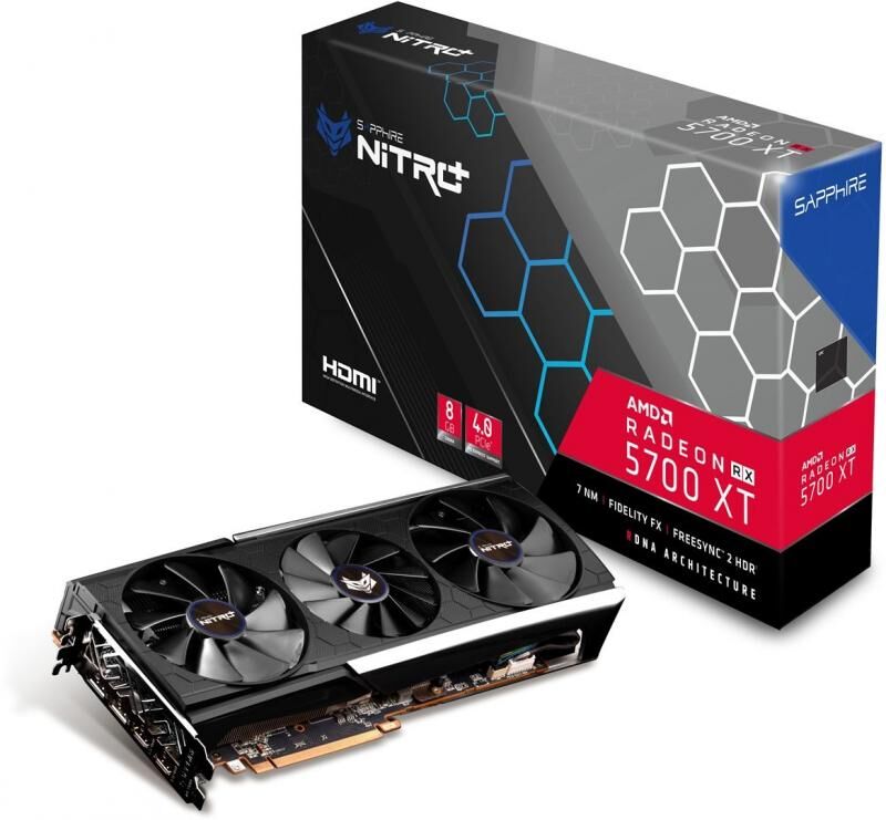 SAPPHIRE 11293-03-40G AMD Radeon RX5700XT Nitro+ 8GB 256Bit DDR6 PCI-E 4.0 Ekran Kartı