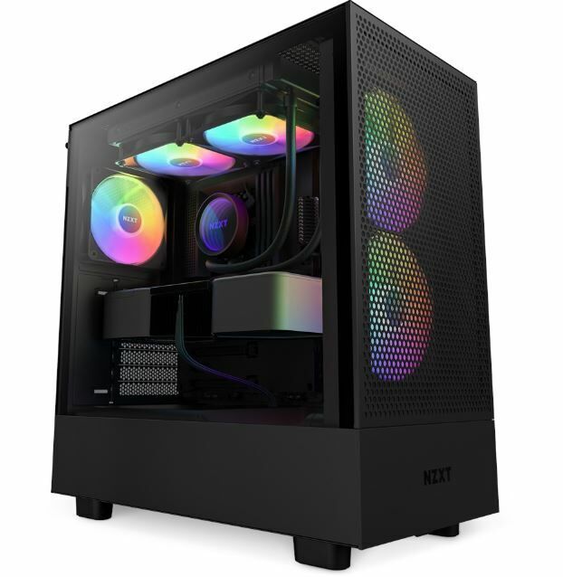 NZXT CC-H51FB-R1 H5 Flow RGB Siyah ATX Mid Tower Kasa