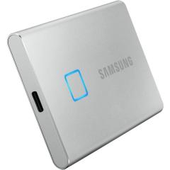 SAMSUNG MU-PC2T0SWW 2TB T7 Touch USB 3.2 Flash SSD Gümüş