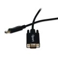 QPORT Display Port(M) To VGA(M) 1.8M Kablo Çevirici Q-DPV