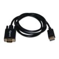QPORT Display Port(M) To VGA(M) 1.8M Kablo Çevirici Q-DPV