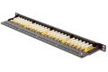 DIGITUS Cat6 19'' 24Port UTP 8P8C LSA 0.5U Patch Panel DN-91624U-SL-SH