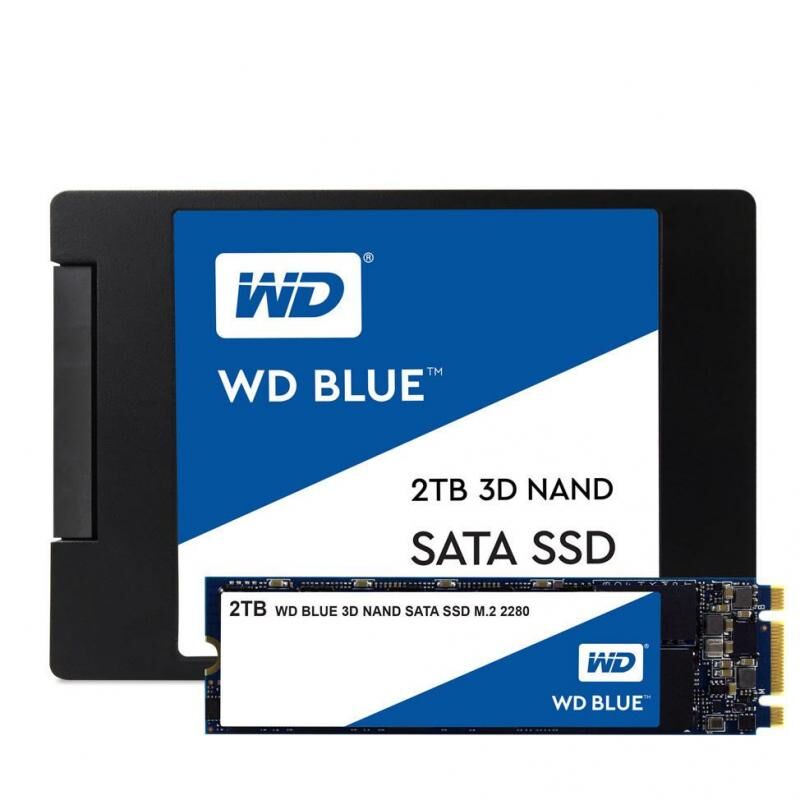 WD WDS500G2B0B 500GB Blue Sata 3.0 M.2 560MB/s-530MB/s Flash SSD