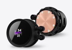 NZXT RL-KR240-B1 Kraken 240 Siyah RGB AIO LCD Display 240mm Sıvı Soğutucu