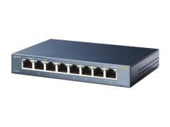 TP-LINK TL-SG108 10/100/1000Mbps 8xPort %72 Güç Tasarruflu Çelik Kasa Switch