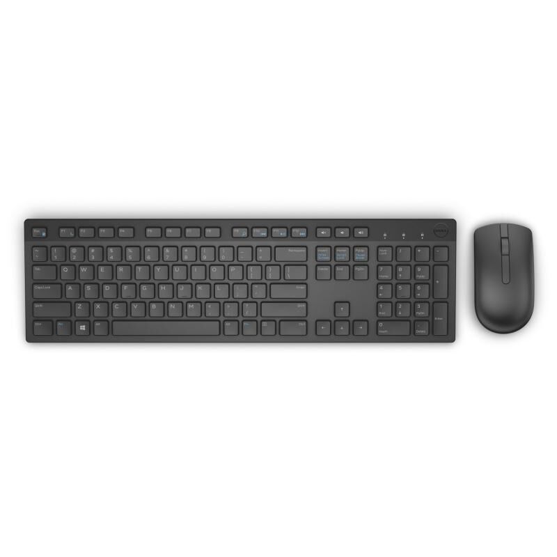 DELL 580-ADGJ Siyah Q Kablosuz Klavye,KM636 Mouse Set