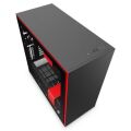 NZXT CA-H710B-BR H710 Mid Tower Black/Red Chassis