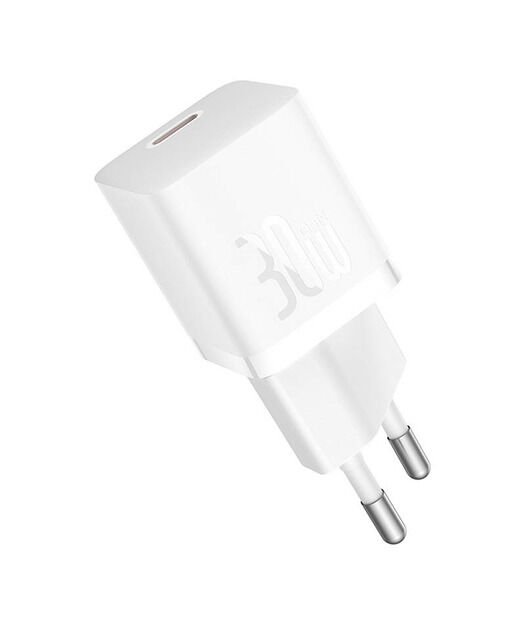 Baseus GaN5 Mini 30W Şarj Cihazı - Beyaz