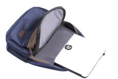 CLASSONE BP-V161LK 15.6'' Verona L Serisi Lacivert-Kahverengi Notebook Sırt Çantası