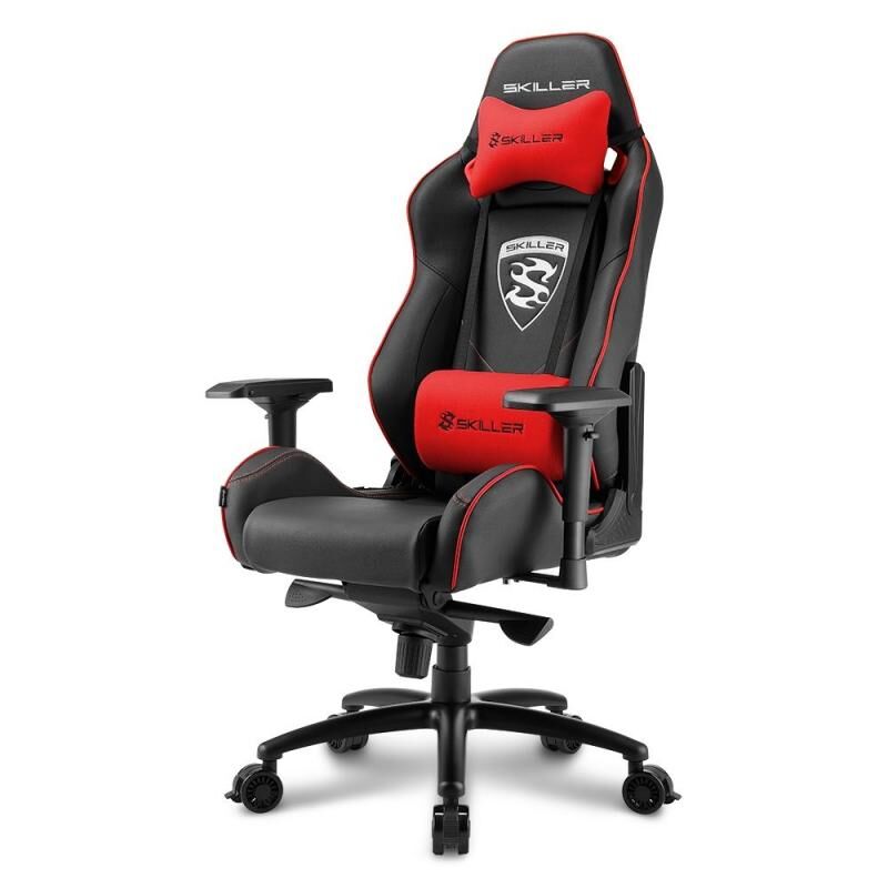 SHARKOON Çok yönlü,Ergonomik,Kırmızı Oyuncu Koltuğu SKILLER-SGS3-BK-RD