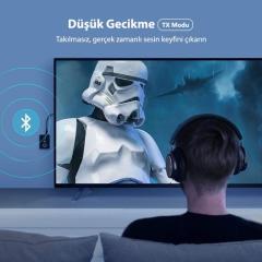 TAOTRONICS TT-BA07 Bluetooth Stereo Ses Müzik Alıcı/Verici 2'si 1 arada Adaptör