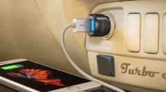 RAVPOWER RP-VC006 Ultra İnce/Ufak 24W 4.8A Çift Çıkış iSmart Araç Şarjı Siyah