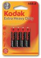 KODAK AAA 4 Adet Çinko Karbon İnce Pil