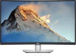 DELL S3221QS S-Series Monitor, 31.5'' CURVED 4K UHD 3840X2160 4ms 75Hz HDMI, DP USB