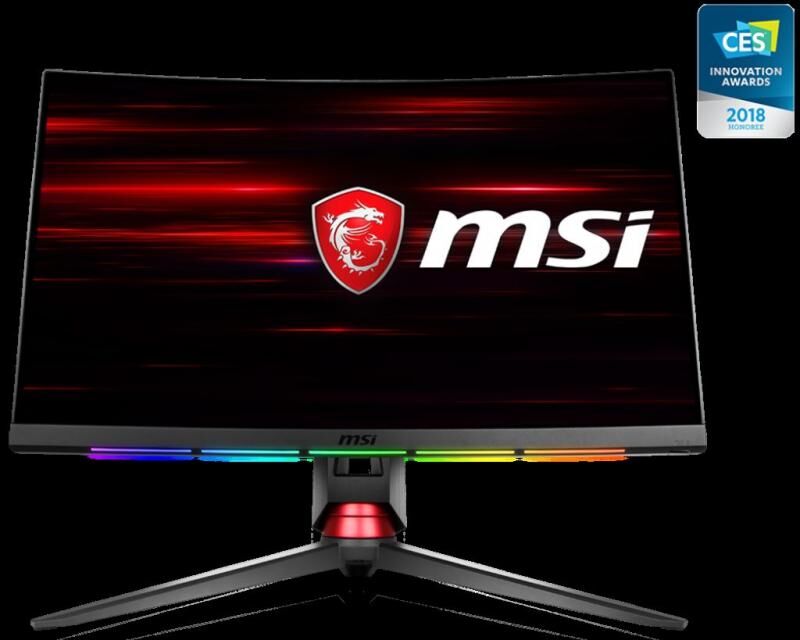 MSI 27'' 1920x1080 1ms 144Hz HDMI,DP Kavisli Siyah Gaming LED Monitör OPTIX_MPG27CQ