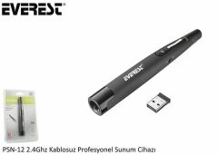 EVEREST 2.4GHZ Kablosuz Profesyonel USB Sunum Kumandası PSN-12