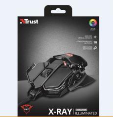 TRUST 22089 GXT 138 X-Ray,4000DPI,RGB Led Işıklı,Kablolu,USB Gaming Mouse