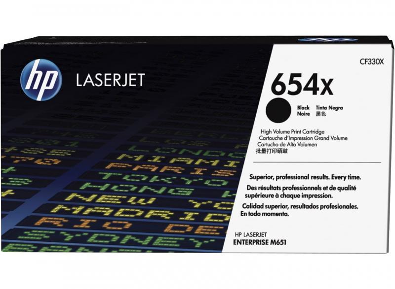 HP CF330X No 654X Yüksek Kapasite Siyah 20500 Sayfa Lazer Toner