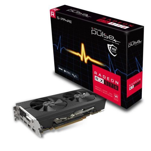 SAPPHIRE 11266-67-20G AMD Radeon RX 570 Pulse OC 4GB 256 Bit DDR5 PCI-E 3.0 Ekran Kartı