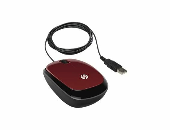 HP H6F01AA X1200 Seyahate Uygun Kablolu K rm z  Mouse