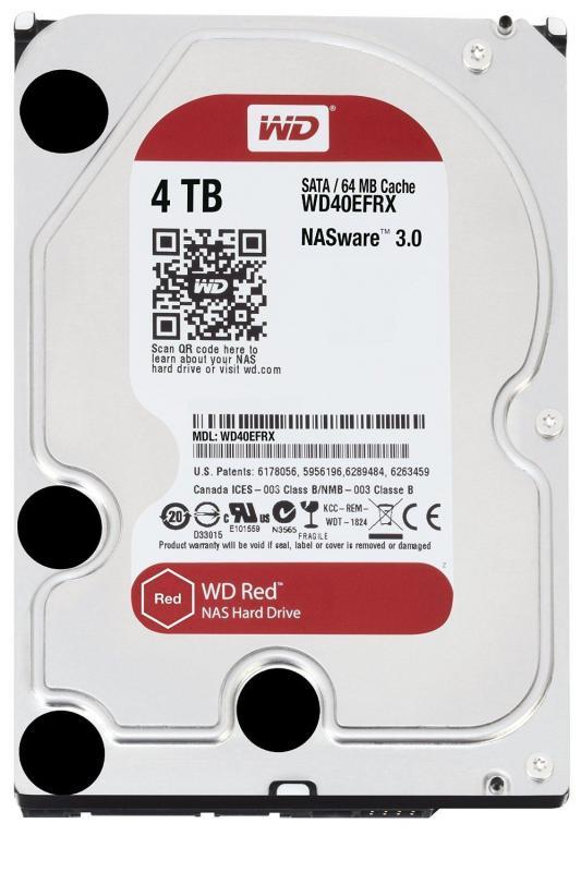 WD WD40EFRX 4TB Red 5400RPM 64MB Sata 3.0 3.5'' Dahili Disk