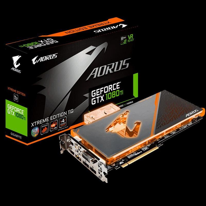 GIGABYTE GV-N108TAORUSXWB GTX1080TI 11GB 352B GDDR5X DVID,HDMI,DP Nvidia Gaming Ekran Kartı