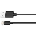 RAVPOWER RP-CB029 20 cm Apple MFI Lisanslı Lightning Şarj/Data Kablosu Siyah