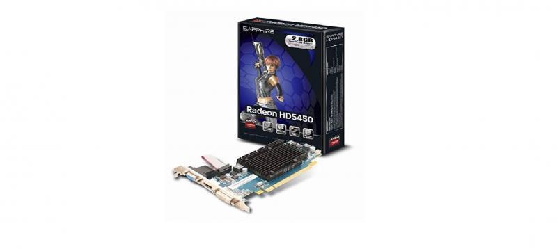 SAPPHIRE VGA 5450 1G DDR3 64B VGA-DVID-HDMI 11166-67-20G
