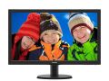 PHILIPS 243V5QHABA-01 23,6''1920x1080,8ms,60Hz,2,0Wx2,VGA-DVI-HDMI,Siyah